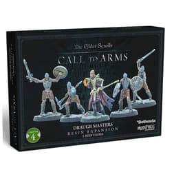 Modiphius: The Elder Scrolls: Call to Arms: Draugr Masters - 5 Figure Resin Expansion, Chapter 4, Unpainted, 32mm Miniatures with Scenic Bases, RPG