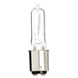 Satco S3490 1/Card 120V 250-Watt T4.5 DC Bayonet Base Light Bulb, Clear