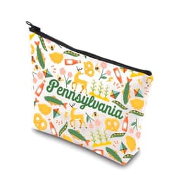 WCGXKO Pennsylvania Gift Pennsylvania Trip Gift Pennsylvania Lover Zipper Pouch Makeup Bag (Pennsylvania)
