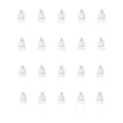Othmro 0.2oz PE Lab Eye Plastic Dropper Bottles 50pcs, 5ml Squeezable Eye Liquid Dropper Thin Mouth Via of Liquid Sample Seal Storage Bottle with Childproof White Cap