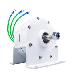AISINILALAO Generators 10000W Low Speed 12V 24V 48V 220V 3 Phase Gearless Permanent Magnet AC Alternators for Wind Water Turbine for Home Use (with Base)