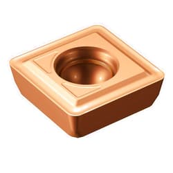 Sandvik Coromant CoroDrill Carbide Drilling Insert, 4 Edge, 880 Style, GC2044 Grade, TiAlN Coating, 880-06 04 W08H, 0.1378