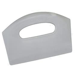 Remco 6960MD5 White/Grey Polypropylene Metal Detectable Bench Scraper, Injection Molded Blade, 5