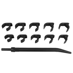 LTI TOOLS Sae Shockit Crows Foot Socket Wrench Set, Heavy Duty Industrial Hydraulic 11-Piece (LT1900)