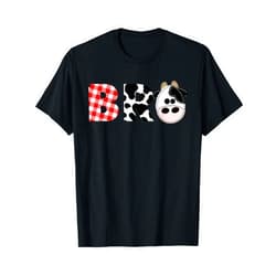 Funny Cow Mom And Dad Birthday Family Tees Brother of The Birthday for Boy Cow Farm Birthday Cow Bro T-Shirt
