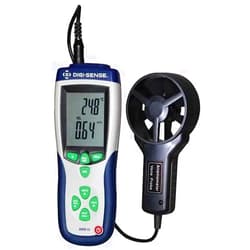 Digi-Sense Professional CFM/CMM Vane Thermoanemometer with NIST-Traceable Calibration