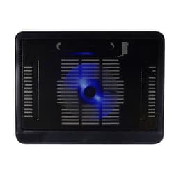 EEDSDLTQ 1PC Black Ultra Thin Laptop Cooling Pad Adjustable Stand Notebook Ventilation Fan USB Computer Bracket Cooler