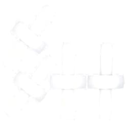 Mudder 4 Packs 1/4 Inch Check Valve, 6mm PVDF Plastic Wear-resistant One Way Check Valve for Fuel Gas Water Air