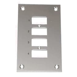 Digi-Sense Thermocouple Mounting Panel, Vertical, Mini Connectors; 4 Circuits