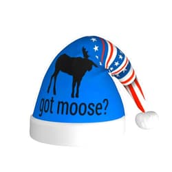 PANTUOL Vintage-Got-Moose-Gifts Christmas Hats - Party Hats for Birthday & Holiday Christmas - Santa Hat