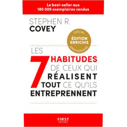 French Edition by Stephen M. R. Covey (Author), Magali Guenette (Translator), Sean Covey (Contributor) & 0 more Format: Kindle Edition Les 7 habitudes de ceux qui réalisent tout ce qu'ils entreprennent - éd. 2023 (French Edition)