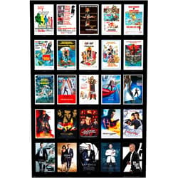 POSTER STOP ONLINE James Bond - 007 - Movie Poster Checklist (25 Regular Desing Posters Montage) (Size: 24