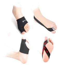 Feedlex Bunion Corrector Big Toe Separators,Bunion Pain Relief for Hallux Valgus Corrector for Women & Men, Bunion Pad for Bending Toe,Overlapping Toe, Turf Toe (2 Pairs)