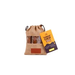 PeaksNpaws Premium Cheese Chews -All Natural - 100% Digestibility - Grain, Gluten & Stink Free - Low in Fat, High in Protein - Medium Value Pack Chicken Flavor