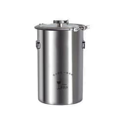 Ai-C-Dibosh 12L/20L/35L/60L Large Nickel Free Stainless Steel Stock Pot with Lid Mirror Polished Stock Pot with Lid - Heavy Soup Pot Large Cooking Pot with Lid - Healthy Cookware Induction Pot (35L)