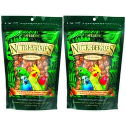 Lafeber's Gourmet Tropical Fruit Nutri-Berries Parakeet, Cockatiel & Conure Food 10 oz (2 Pack)