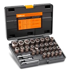 THINKWORK Bolt Extractor Kit, 32-Piece Nut Extractor Socket Set, 1/4