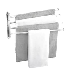 KES Swivel Towel Rack, Swing Arm Towel Bar 4-Arm Extra Long 19.5