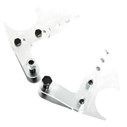 7BLACKSMITHS Coil Over Shock Mount Adjustable Rear Lower Brackets Steel Kit for Coil Overs
