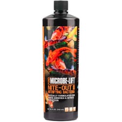 MICROBE-LIFT NITE32 Nite-Out II Water Cleaner for Outdoor Ponds and Water Gardens, Rapid Ammonia and Nitrite Reduction, Safe for Koi Fish, Goldfish, Live Plants, and Decorations, 32 Ounces