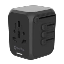 Griffin Powerblock 30W International Travel Adapter (GP-140-BLK)