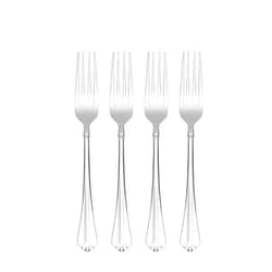 Oneida Juilliard Fine Flatware Dinner Forks, 0.45 LB, Metallic