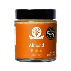 Nutural World - Crunchy Almond Nut Butter 6 Oz (170g) Great Taste Award Winner - 100% Pure Single Ingredient