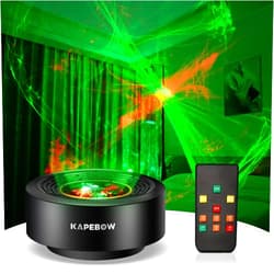 kapebow Halloween Christmas Projector Lights, Portable Galaxy Projector Night Light with Remote Control for Bedroom Ceiling/Gaming Room Decor, Northern Light Aurora Projector Gift for Kids/Adult