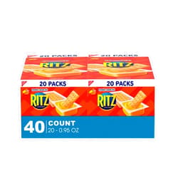Nabisco Ritz Handy Snacks 40- Count of Crackers 'N Cheesy Dip Snack Packs