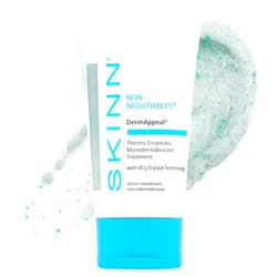 SKINN DermAppeal® Microdermabrasion Treatment for Smoother, Brighter, and Clearer Skin, 2oz - Exfoliating Facial Scrub Removes Dead Skin and Smooths Wrinkles and Fine Lines for Flawless, Glowing Skin