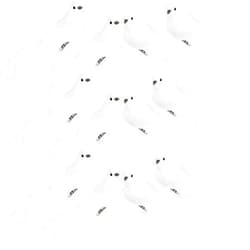 Okllen 12 Pack Artificial White Birds, Feathered Mini Doves Decor with Clips, White Dove Ornaments for Christmas Tree Home Garden Wedding Party DIY Decoration