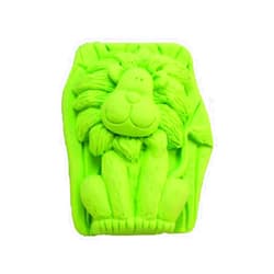 Longzang Lion Animal Silicone Mold Craft Art Silicone Soap Mold Craft Molds DIY Handmade Soap Molds (S125)