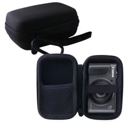 WERJIA Hard Carrying Case Compatible with Canon PowerShot SX720 SX620 SX730 SX740 G7X/G7X Mark III/G7X Mark II Digital Camera (Storage case, Black)