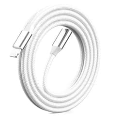 DESOFICON 3 FT iPhone Charging Extension Cable,[Apple MFi Certified] Nylon Braided Lightning Extender Dock Cord Adapter for iPhone 14 13 Pro Max 12 11 X XR 8 7 6 Male to Female Cord Pass Video,Data,Audio,OTG