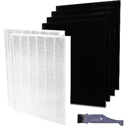 I clean Replacement for Coway AP-1512HH Mighty Air Purifier Filter Compatible with Coway AP-1512HH 3304899 AP1512HH AP1512 1512 1512HH (2 Premium HEPA Filter and 4 Carbon Pre-Filters)