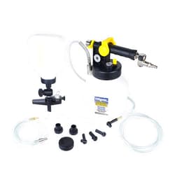 Mityvac MV7135 Premium Pneumatic Brake and Clutch Bleeding Kit, Air Operated, Isolated Flow Control, Pressure/Vacuum Switch Valve, 2 Quart (2.5 Liter) Fluid Reservoir, Master Cylinder Refill Kit