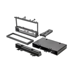 Scosche FD1327B Compatible with 1995-07 Ford / Lincoln / Mercury / Mazda DIN w/Molded Pocket Dash Kit Black