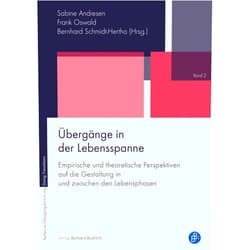 German Edition by Sabine Andresen (Editor), Frank Oswald (Editor), Bernhard Schmidt-Hertha (Editor) & 0 more Format: Kindle Edition Übergänge in der Lebensspanne: Empirische und theoretische Perspektiven auf die Gestaltung in und zwischen den Lebensphasen (Reflexive Übergangsforschung – Doing Transitions 2) (German Edition)