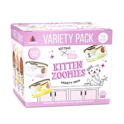 Weruva Cats in The Kitchen Kitten, Kitten Zoomies Variety Pack, 3oz Can (Pack of 12)