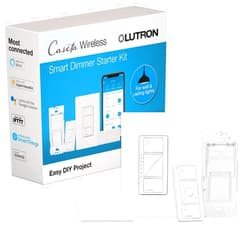 Lutron Caseta Smart Lighting Dimmer Switch Starter Kit with Caseta Smart Hub and Pico Bracket | Works with Alexa, Google Assistant, Ring, Apple Home | P-BDG-PKG1W-A, White