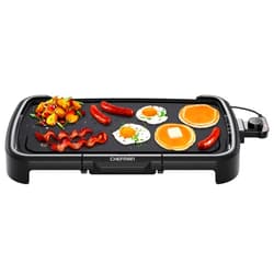 Chefman XL Electric Griddle with Removable Temperature Control, Immersible Flat Top Grill, Burger, Eggs, Pancake Griddle, Nonstick Extra Large Cooking Surface, Slide Out Drip Tray, 10 x 20 Inch