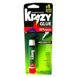 Elmer's Krazy Glue KG58548R Instant Krazy Glue All Purpose Tube 0.07-Ounce (Pack of 12)