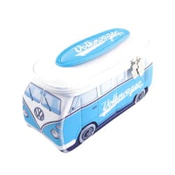 BRISA VW Collection - Volkswagen Neoprene Universal Makeup Cosmetics Toiletry Travel Pharmacy Bag in T1 Bus Design (Turquoise) (Small (9.1 x 4.3 x 3.1 inches))