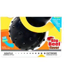 Generic [Pack of 3] Strong Chew Cone Toy Beef Flavor Medium - 1 Count