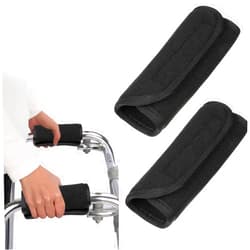 Caiqicome Walker Handle Cushions Universal Walk Hand Grip Covers Crutch Pads Washable Crutches Padding Pads for Crutches Padded Hand Covers for Rolling Wheelchair Walker Elderly Grippers Rollator Handle