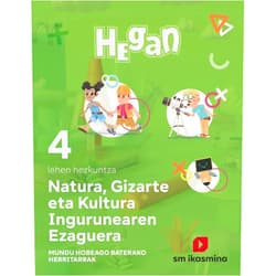 Basque Edition by Mercedes Garín Muñoz (Author), Julián Campa Martín (Author), José González López de Guereñu (Author), SM argitalpen-taldea, (Author), Sara Martín (Author), Eduardo Rubio Rincón (Illustrator), Roberto Zurdo (Illustrator), Shutterstock, (Illustrator), Rinoceronte Servizos Editoriais, (Illustrator), David Pavón (Illustrator), Jesús Huguet (Illustrator), Cristina Picazo Marzo (Illustrator), Pablo García Nieto (Illustrator), Anxures Solutions (Illustrator), Alejandro de Orbe Ferreiro (Illustrator), Aarón Illa Gómez (Illustrator), Ariel Alejandro Gómez (Illustrator), Galofré, (Illustrator), Ricard Zaplana Ruiz (Illustrator), Luis Doyague (Illustrator), Germán Tejerina Martínez (Illustrator), Victor Fuertes Melón (Illustrator), Suri, (Illustrator), Gema García Ingelmo (Illustrator), Jesús Aguado (Illustrator), Félix Moreno Arrastio (Illustrator), Ángel Ovejero Sánchez (Illustrator), Arturo Redondo Paz (Illustrator), Marcelsoc, (Illustrator), Antonio Muñoz Tenllado (Illustrator), Ricardo Salas Loizaga (Illustrator), Diego Burdío Román (Illustrator), Istock, (Illustrator), Archivo SM, (Illustrator), GlezBros, (Illustrator) & 33 more Natura, Gizarte eta Kultura Ingurunearen Ezaguerra. Lehen Hezkuntza 4. Hegan