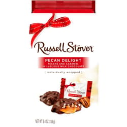 RUSSELL STOVER Milk Chocolate Pecan Delight Candy Gift Bag, 5.4 oz.