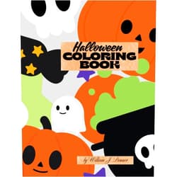 By William J Donner (Author) Halloween Coloring Book: Created by William J. Donner