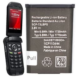 UooFide SCP-73LBPS Battery Replacement for Kyocera DuraXV Extreme E4810 Verizon Flip Phone SCP73LBPS Battery