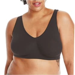 Hanes Women's Cozy Wireless Bra, Full-Coverage Pullover Bra, Seamless T-Shirt Bra